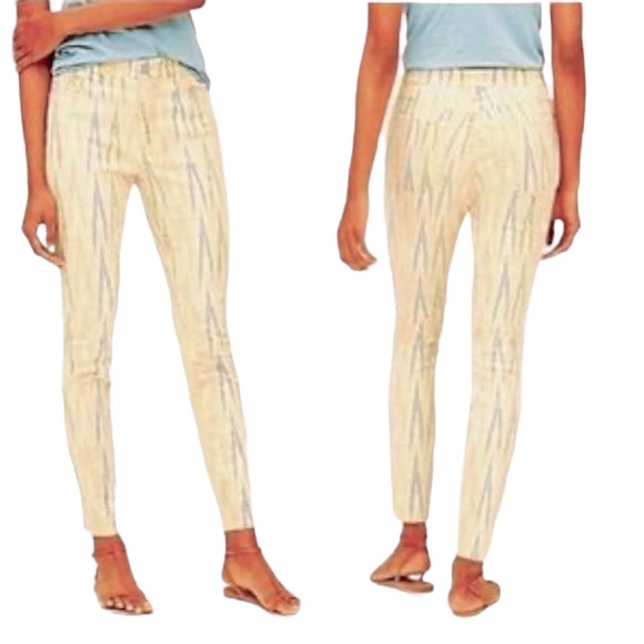 Loft Curvy Skinny Printed Jeans - Picture 1 of 7